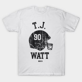 T.J. Watt Pittsburgh Helmet Font T-Shirt